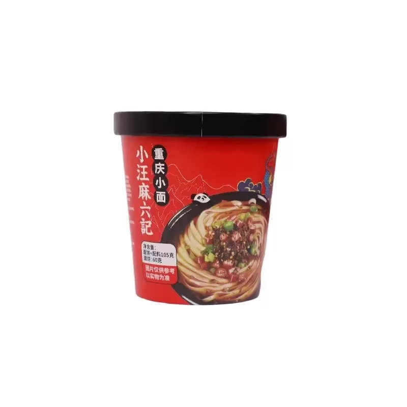 Chongqing-Style Spicy Instant Noodle Bowl, 105 g Single-Serve Cup with Noodles a